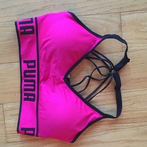 PUMA Sports Bra | Medium Impact | Pink | Strappy